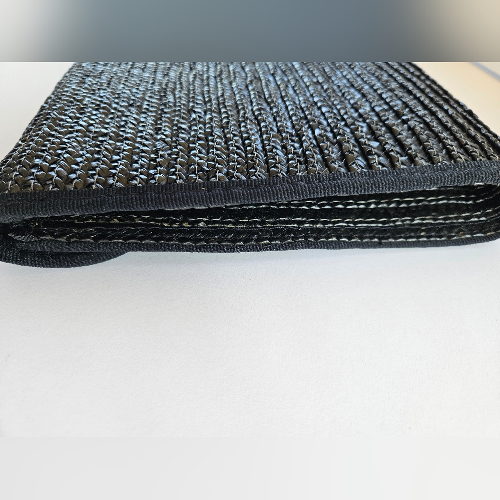 Almondo Originals Black Woven Clutch - Picture 4 of 8